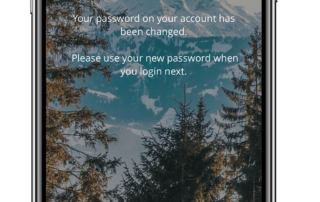 Change Password Message